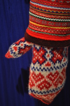 Sami clothes, Fell Lapland Visitor Centre, Hetta